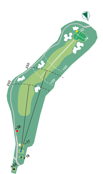 15番ホールコースガイド